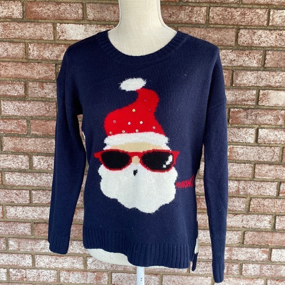 United States Sweaters Holiday Santa HO HO HO - Size S